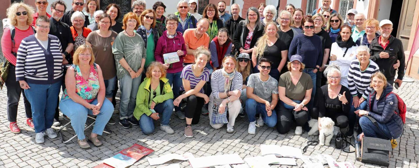 Gruppenfoto / TItel Apriltreffen USK RheinMain im Kloster Eberbach