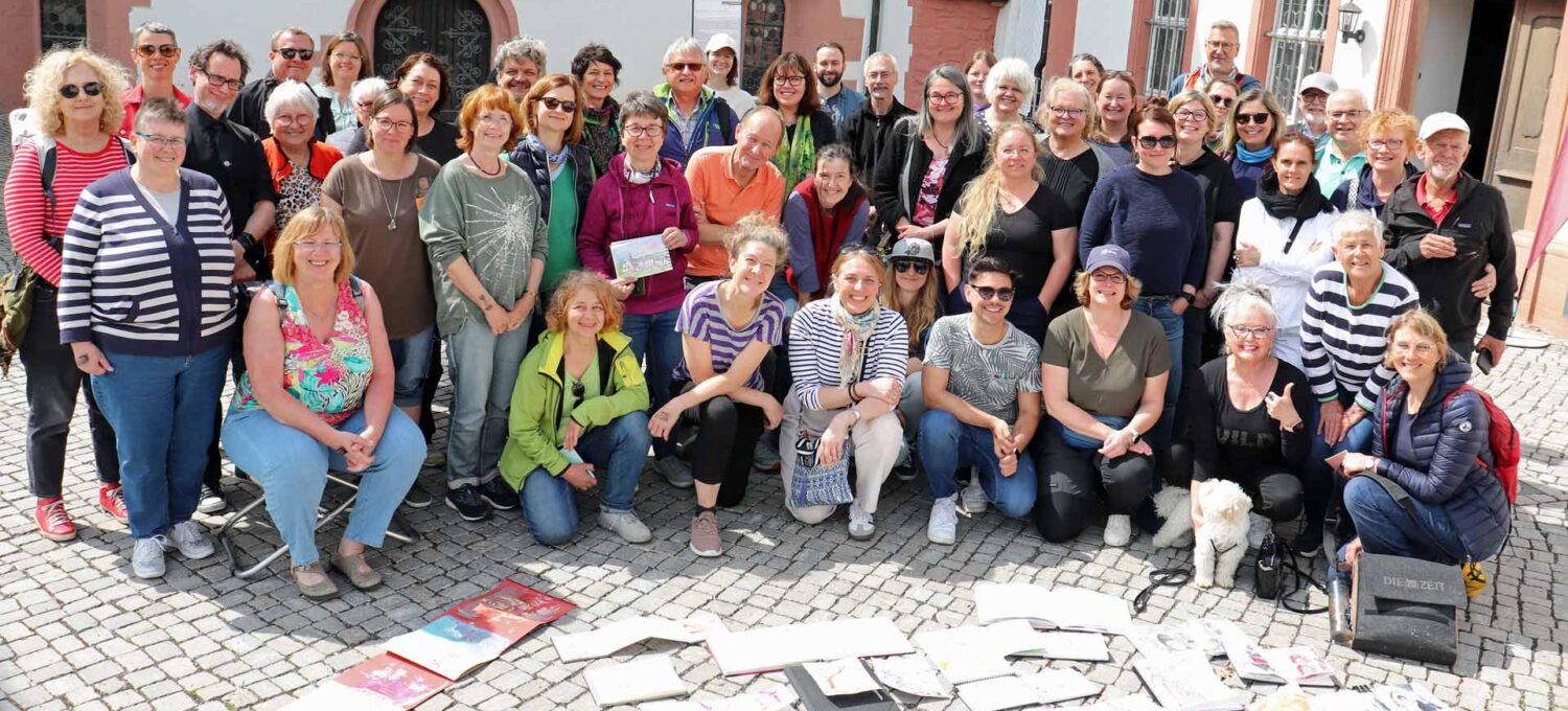 Gruppenfoto / TItel Apriltreffen USK RheinMain im Kloster Eberbach