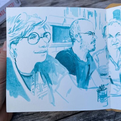 Drink&Draw Sketch von Marielle