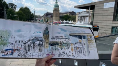 Sketchwalk rund um den TU Campus Stadtmitte