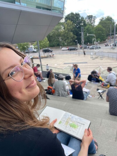 Sketchwalk rund um den TU Campus Stadtmitte