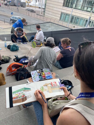 Sketchwalk rund um den TU Campus Stadtmitte