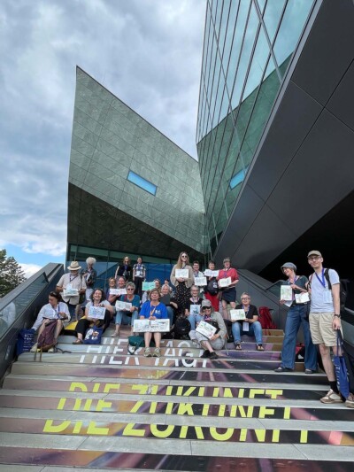 Sketchwalk rund um den TU Campus Stadtmitte mit Sibylle