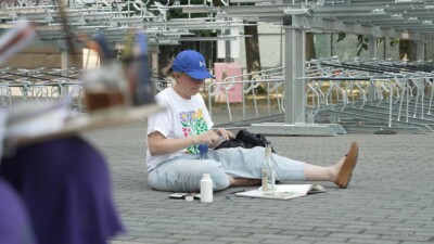 Sketchwalk auf dem TU Campus Lichtwiese