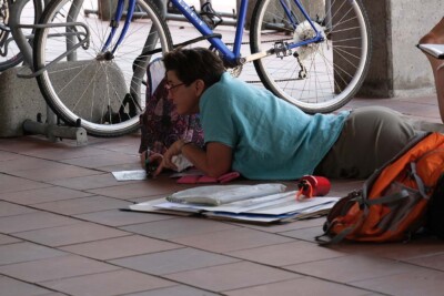 Sketchwalk auf dem TU Campus Lichtwiese