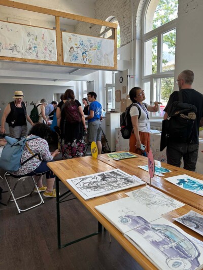 Pop-up Ausstellung im Atelierhaus Darmstadt