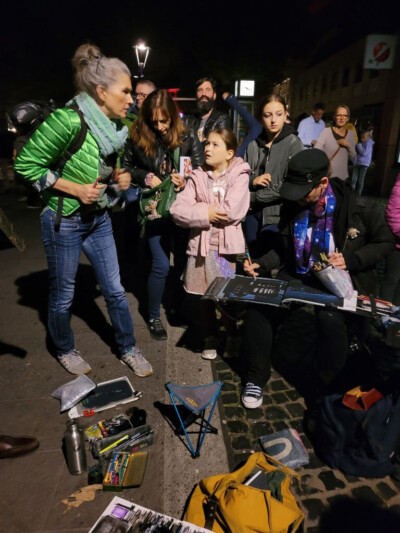 Urban Sketchers bei Mainz leuchtet