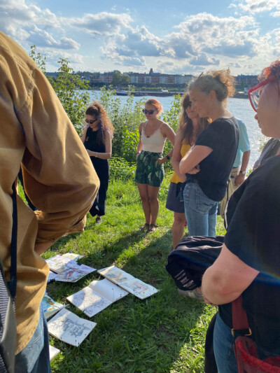 Sketchbook Throwdown am Rhein