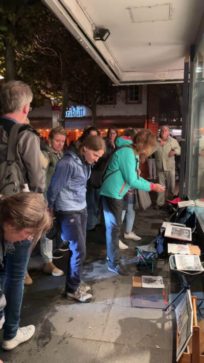 Sketchbook Throwdown nach dem Abend-Sketchwalk
