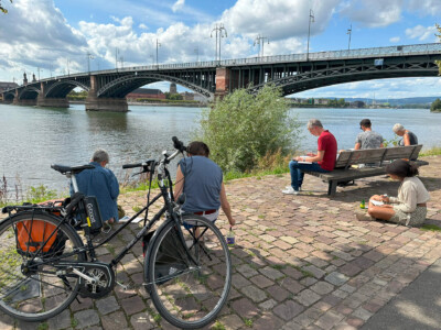 Urban Sketchers Rheinmain Treffen in Mainz Kastel
