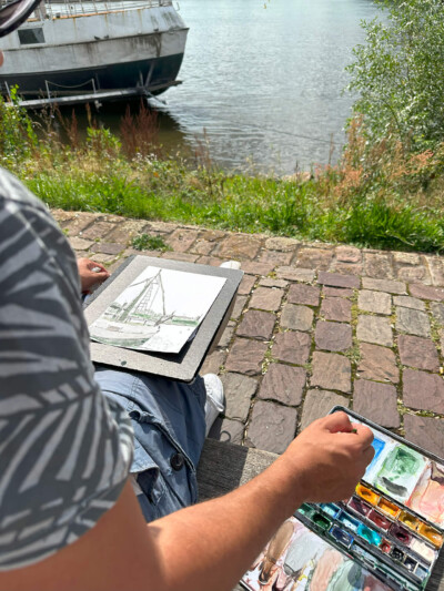 Urban Sketchers zeichnen