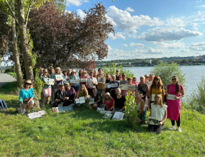 Urban Sketchers Rheinmain Treffen in Mainz Kastel