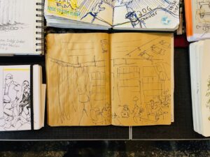 Zeichnungen Urban Sketchers Rhein-Main